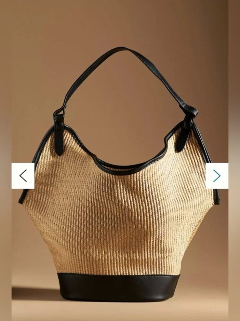 Anthropologie Angular Bucket Tote